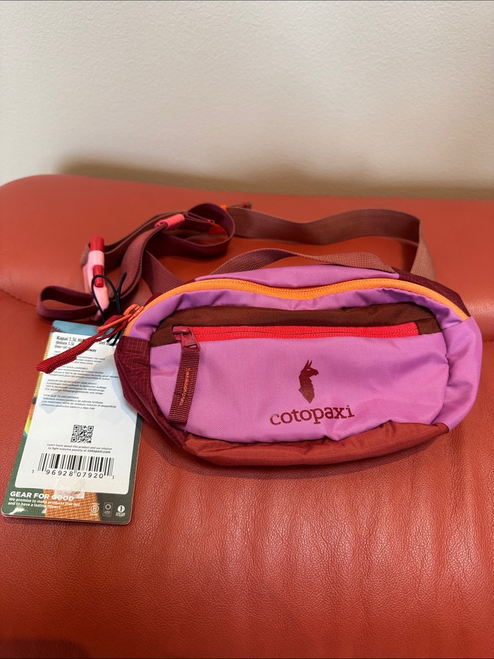NWT Cotopaxi Kapai 1.5L Hip Pack Belt Bag Del Dia Warm